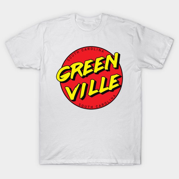 Greenville South Carolina Retro T-Shirt-TOZ